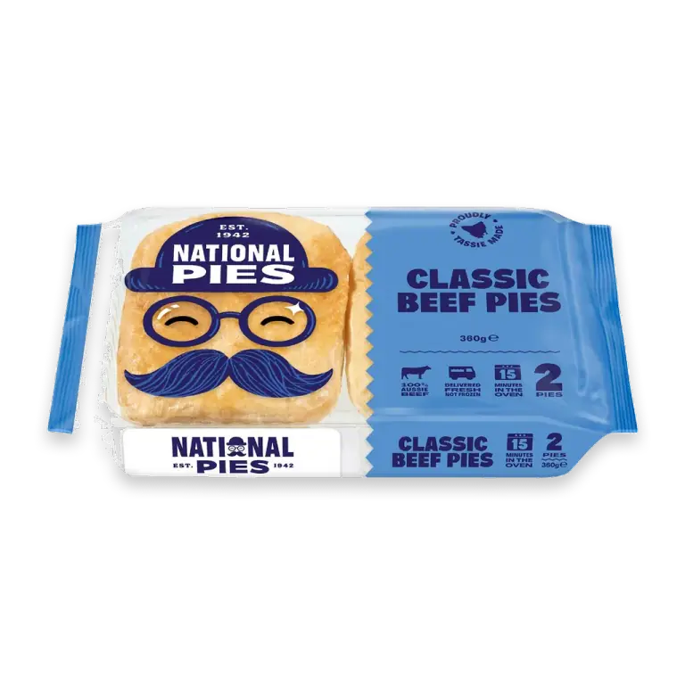 Fresh Classic Beef Pies 360g