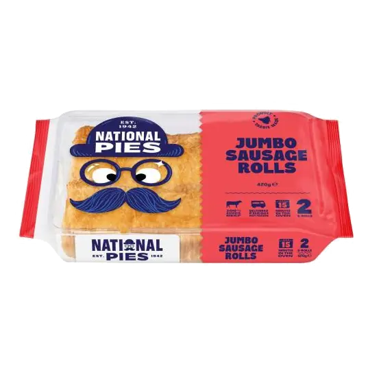 Jumbo Sausage Rolls 2 Pack