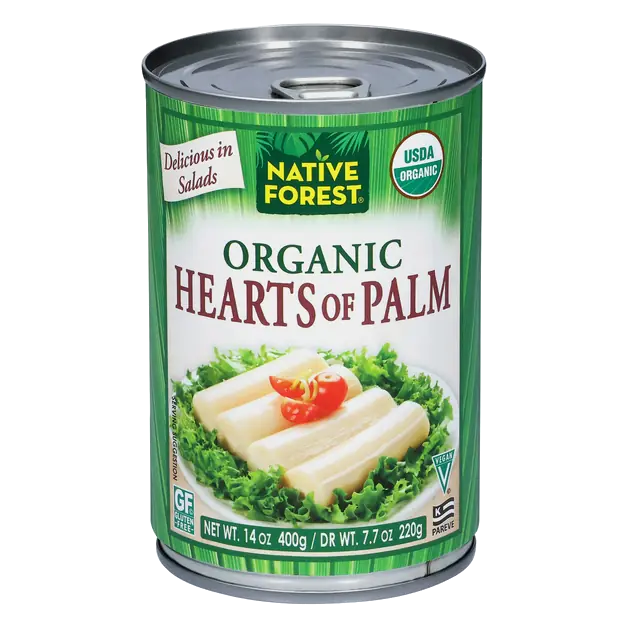Organic Hearts of Palm