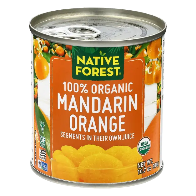 Organic Mandarin Orange Segments in Juice