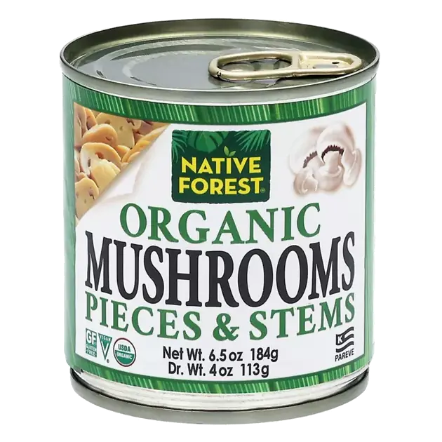 Organic Mushrooms Pieces & Stems