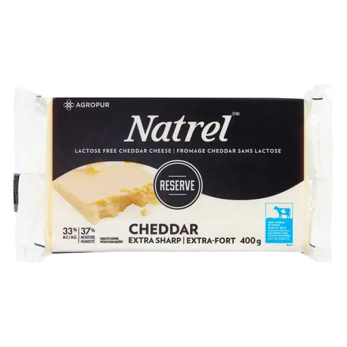 Lactose-Free 33% Cheddar Cheese Extra Sharp 400 g