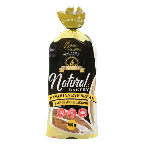 Natural Bakery Bread Bavarian Rye 700 g