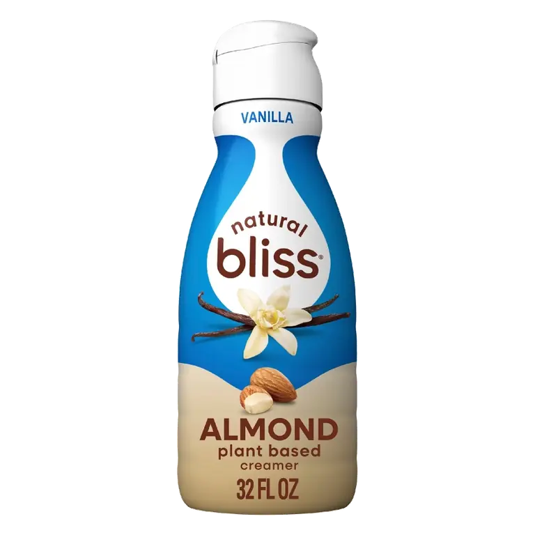 Natural Bliss Vanilla Non Dairy Almond Milk Creamer, 32 fl oz: Vegan, Gluten-Free