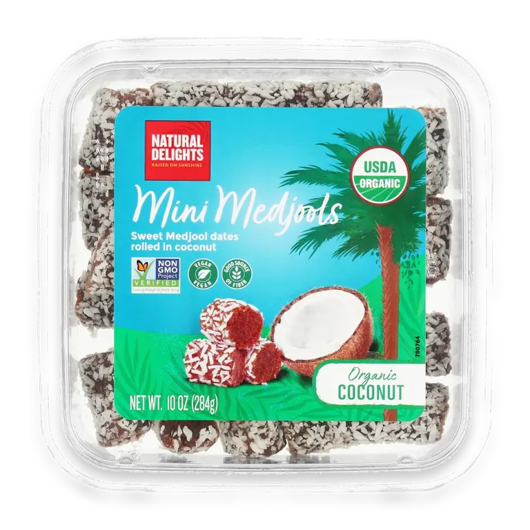 Organic Coconut Rolled Mini Medjools