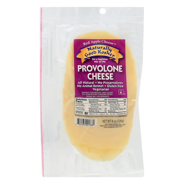 All Natural Provolone Cheese Slices