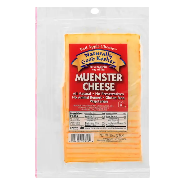 Natural Muenster Cheese Slices