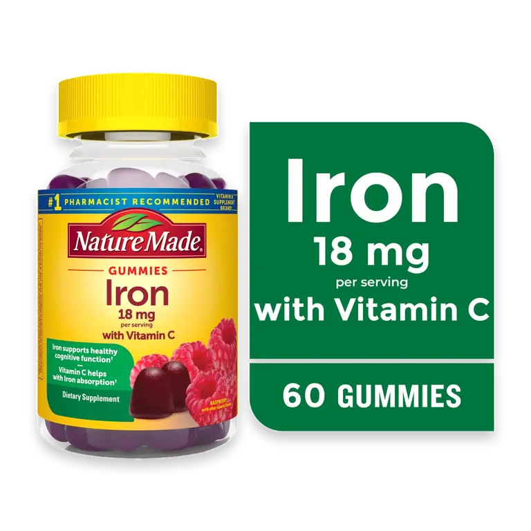 Iron & Vitamin C Gummies 18mg