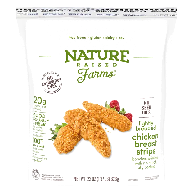 Lightly Breaded Chicken Breast Strips Frozen