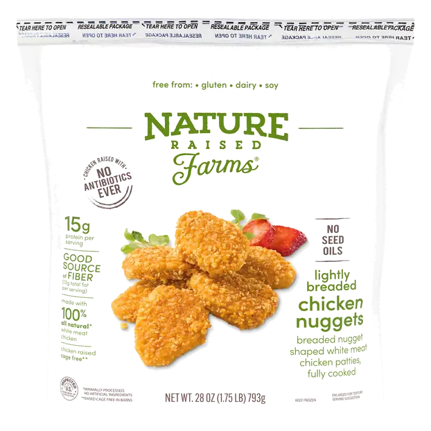 Lightly Breaded Chicken Nuggets Frozen