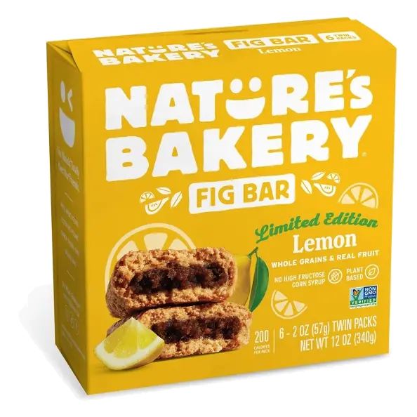 Nature's Bakery Lemon Fig Snack Bars 12oz/6ct