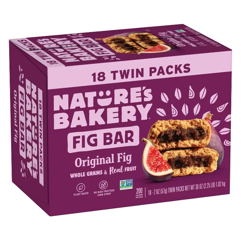 Natures Bakery Original Fig Snack Bars, 36oz/18ct