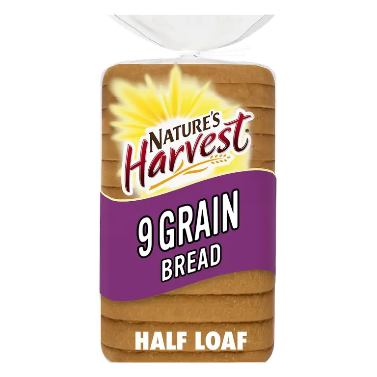 Nature's Harvest 9 Grain Bread Half Loaf, 12oz