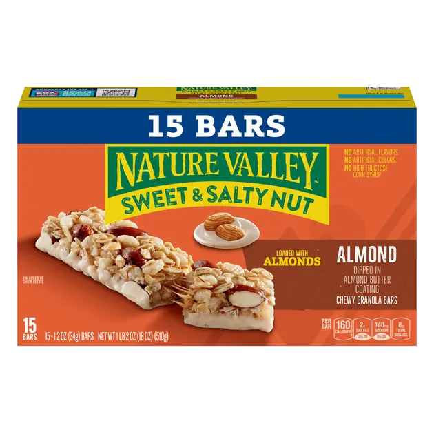 Almond Sweet & Salty Nut Chewy Granola Bars