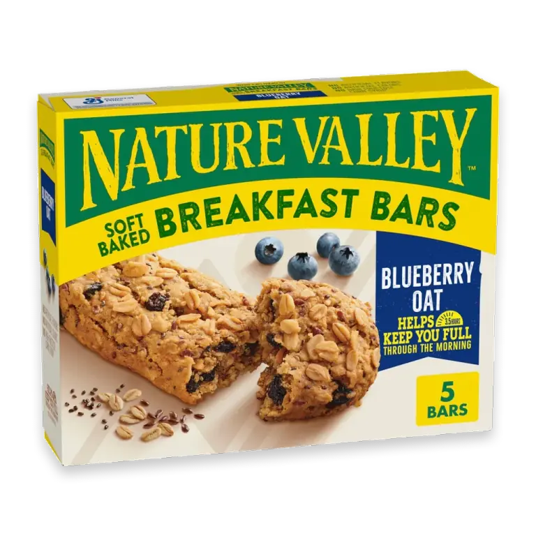 Blueberry Oat Soft Baked Breakfast Bars