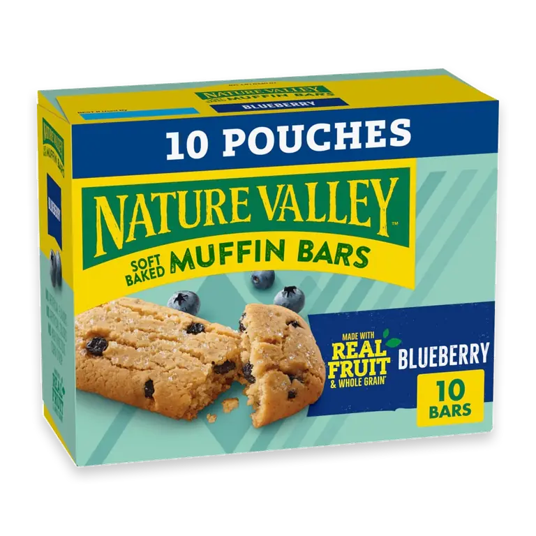 Blueberry Soft Baked Muffin Bars