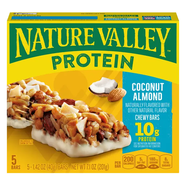 Coconut Almond Chewy Protein Bars - 5 ct