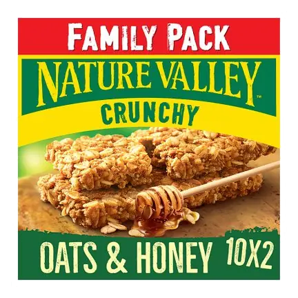 Crunchy Family Pack Oats & Honey Cereal Bars