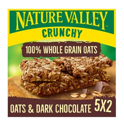 Crunchy Oats & Dark Chocolate Cereal Bars