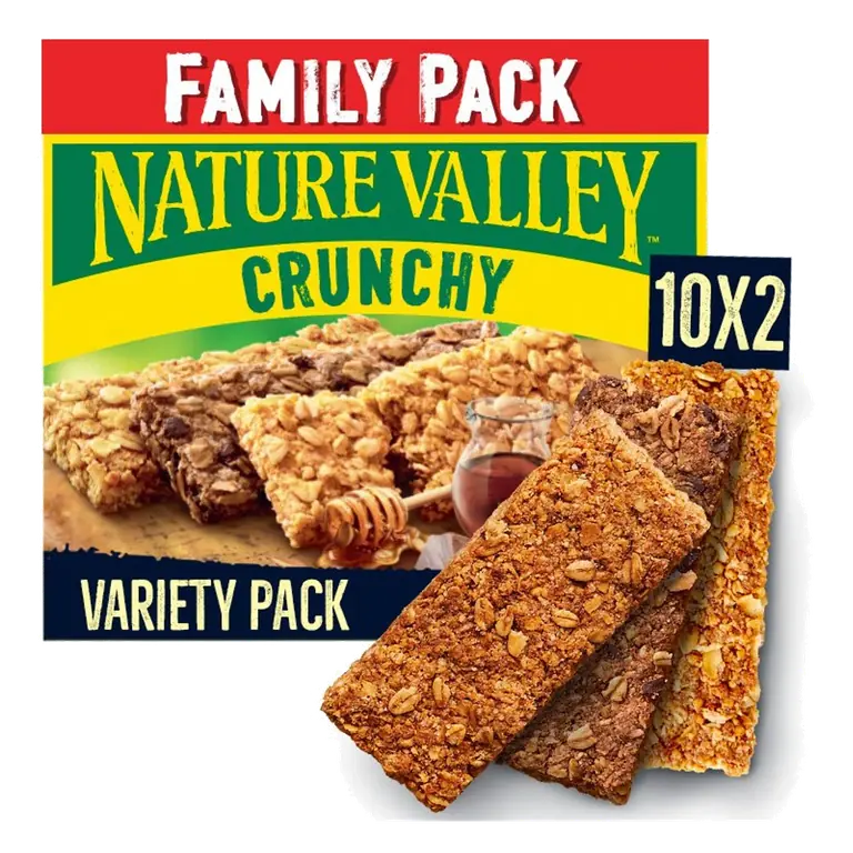 Crunchy Variety Cereal Bars Family Pack