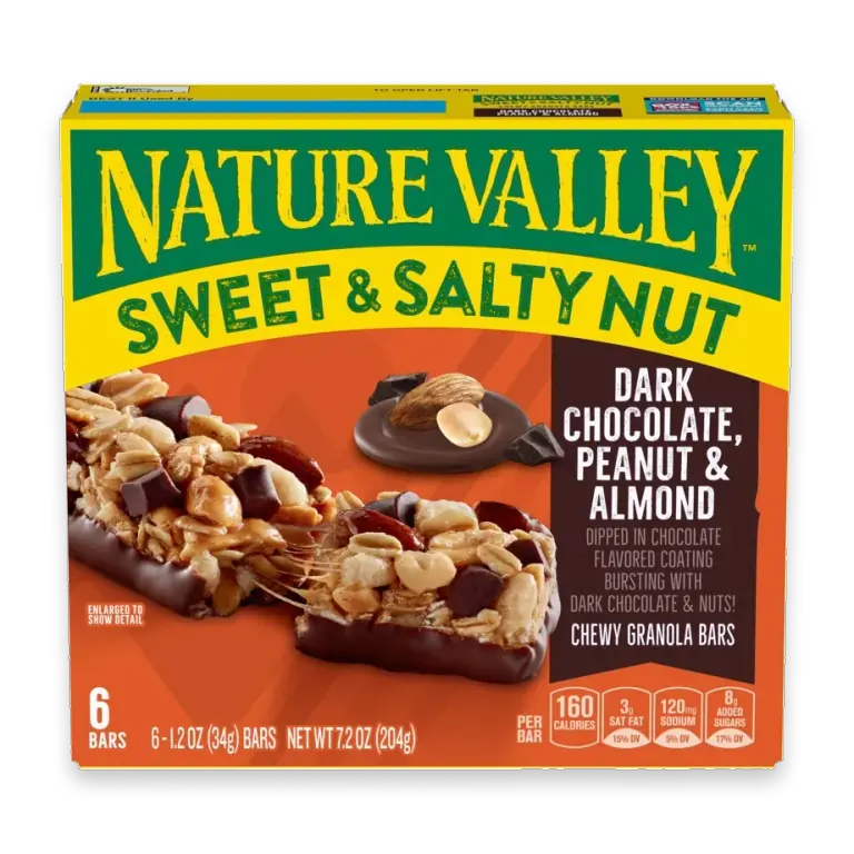 ? Dark Chocolate Peanut Almond Sweet and Salty Nut Bars