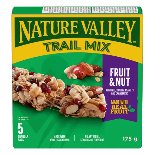 Granola Bars Trail Mix Fruit & Nut 5 x 35 g