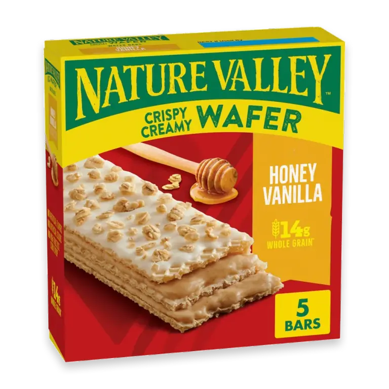 Honey Vanilla Crispy Creamy Wafer Bars