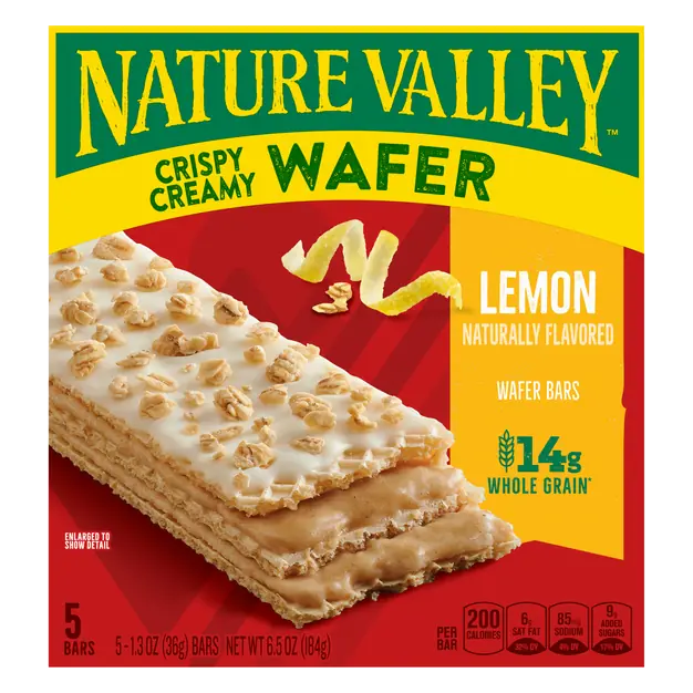 Lemon Crispy Creamy Wafer Bars - 5 ct