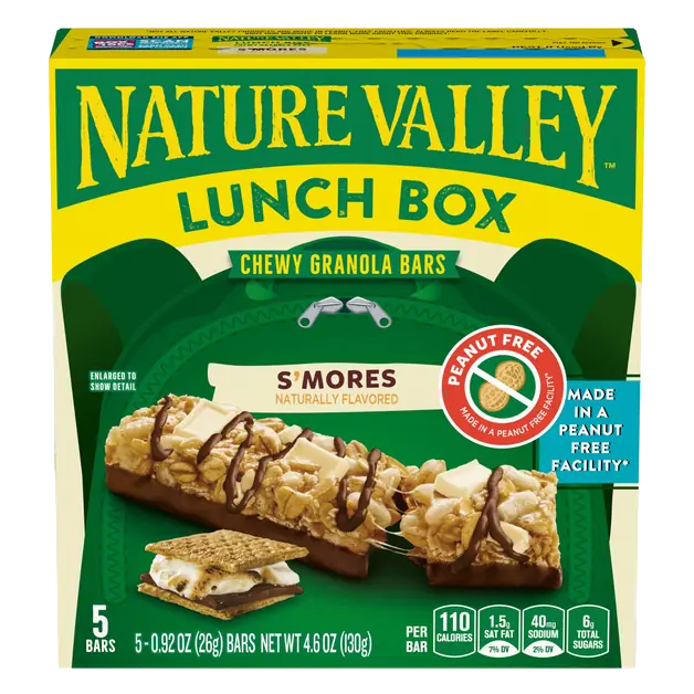 Lunch Box S'mores Chewy Granola Bars - 5 ct
