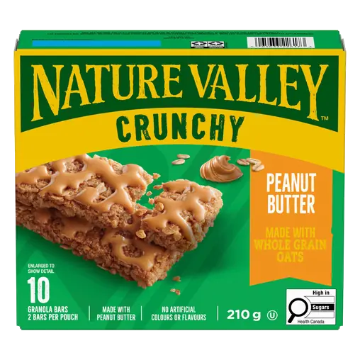 Crunchy Granola Bars Peanut Butter 210 g