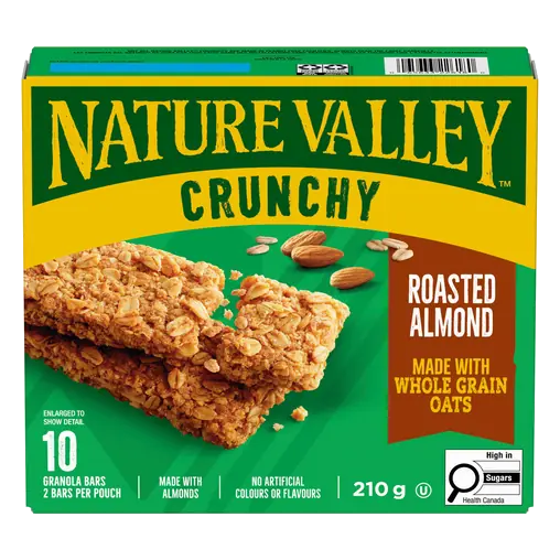 Crunchy Granola Bars Roasted Almond 210 g