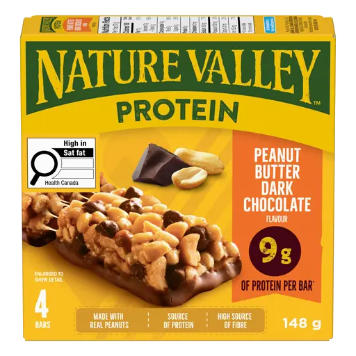 Protein Granola Bars Peanut Butter Dark Chocolate 4 x 37 g