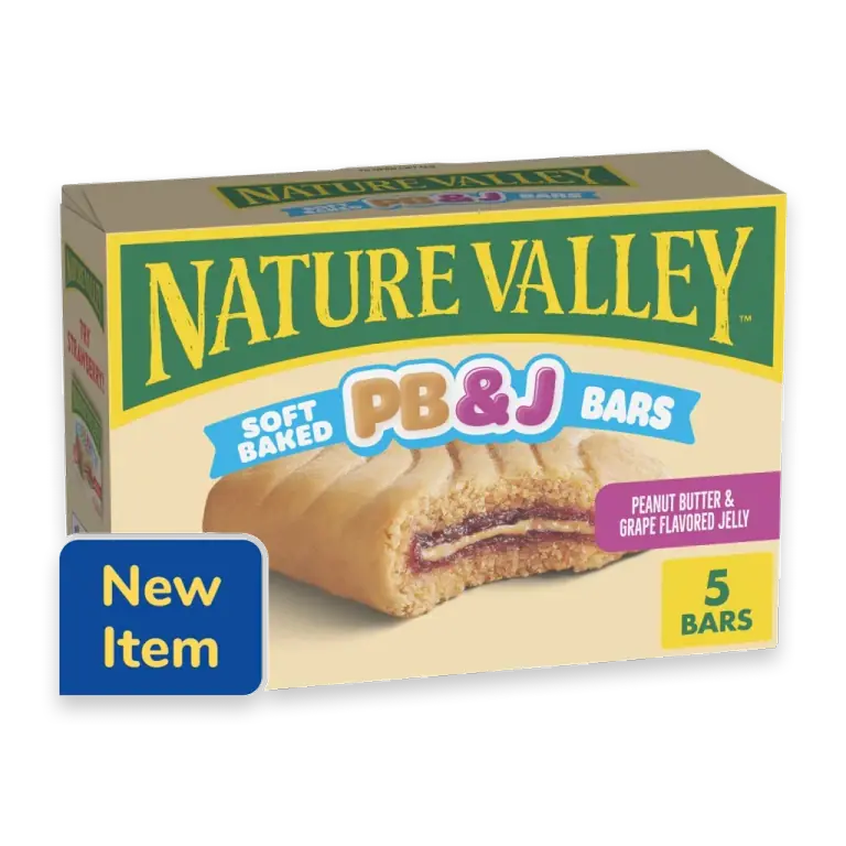 Peanut Butter and Grape Jelly Soft Baked PB and J Bars