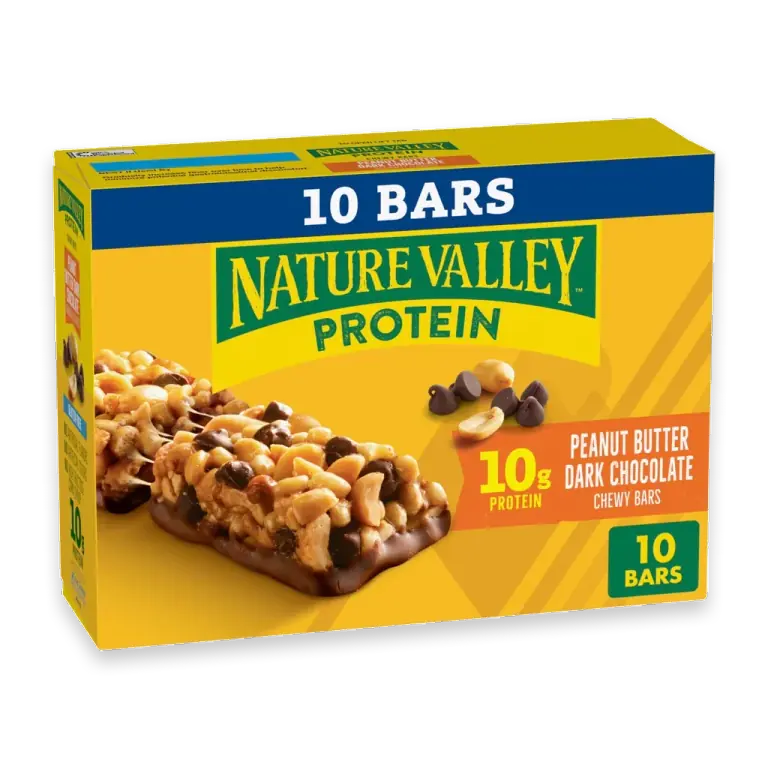 Peanut Butter Dark Chocolate Chewy Granola bars