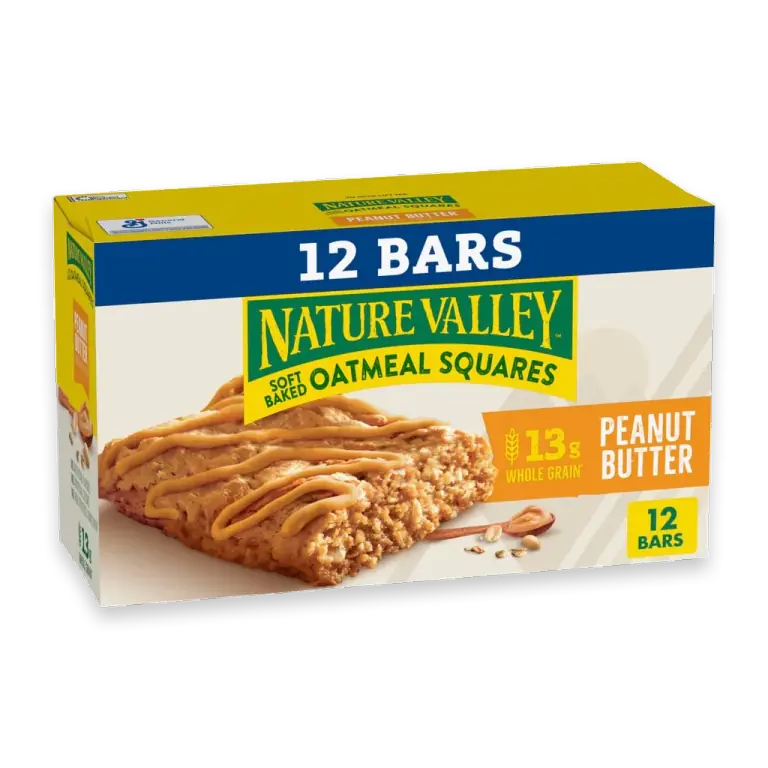 Peanut Butter Soft Baked Oatmeal Squares