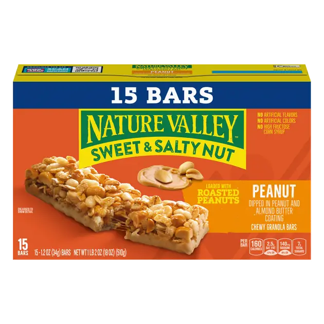 Peanut Sweet & Salty Nut Granola Bars