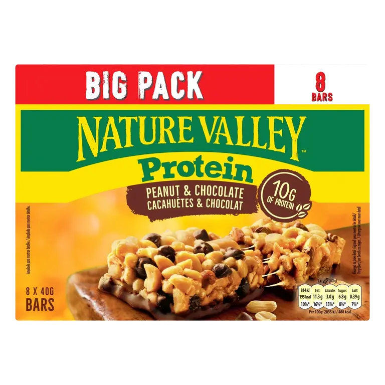 Protein Big Pack Peanut & Chocolate Cereal Bars