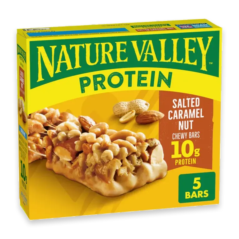 Salted Caramel Chewy Granola Bars