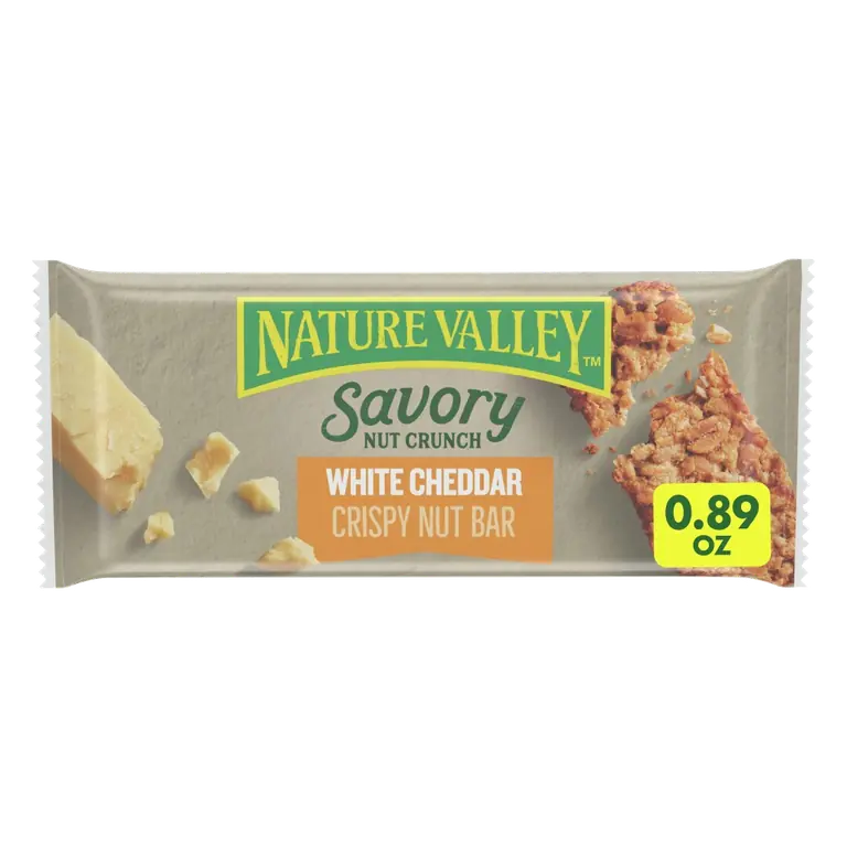 Savory Nut Crunch White Cheddar Bar