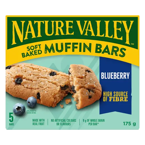 Soft Baked Muffin Bars Blueberry 175 g
