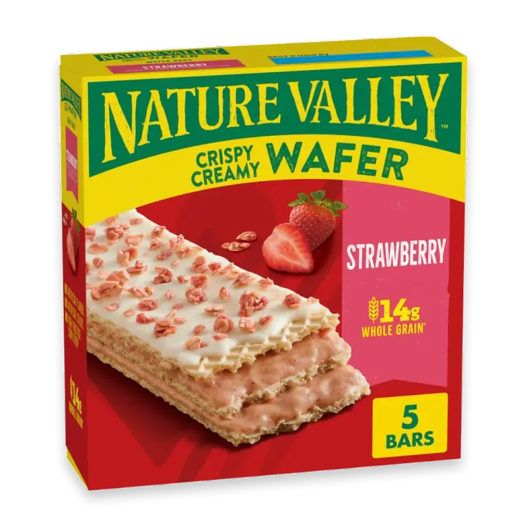 Strawberry Crispy Creamy Wafer Bars