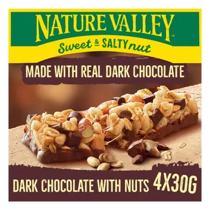 Sweet & Salty Dark Choc Cereal Bars