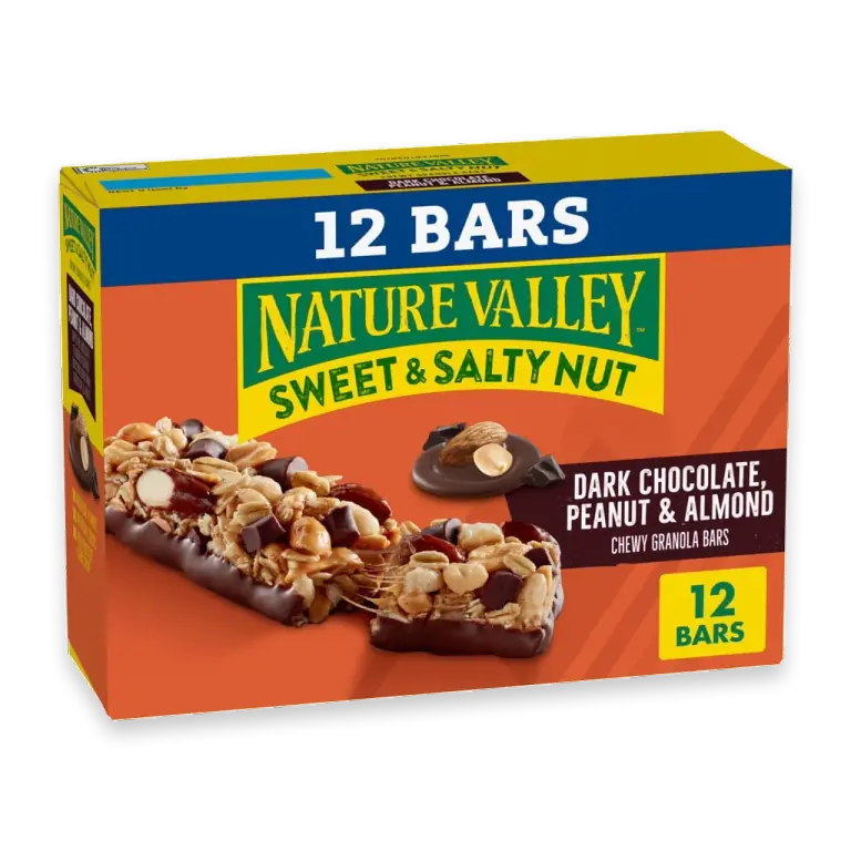Sweet & Salty Nut Dark Chocolate Peanut Almond Granola bars