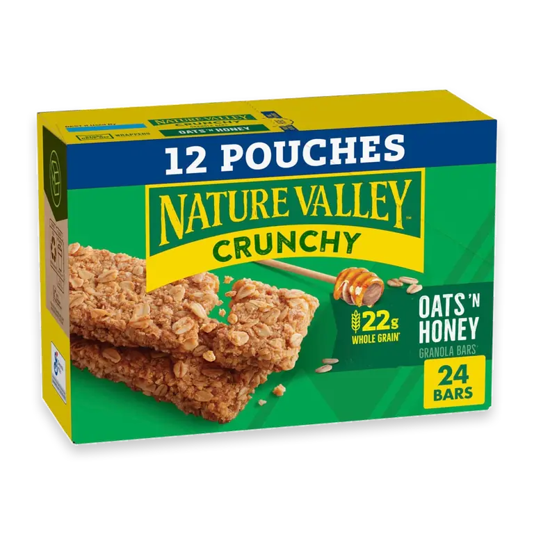 Sweet & Salty Nut Oats & Honey Crunchy Granola Bars