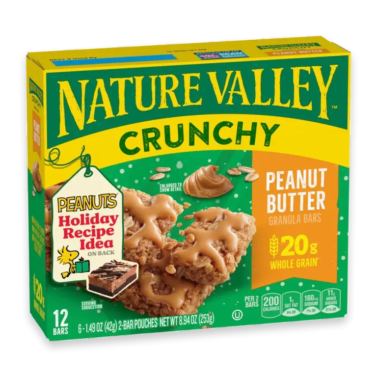 Sweet & Salty Nut Peanut Butter Crunchy Granola bars