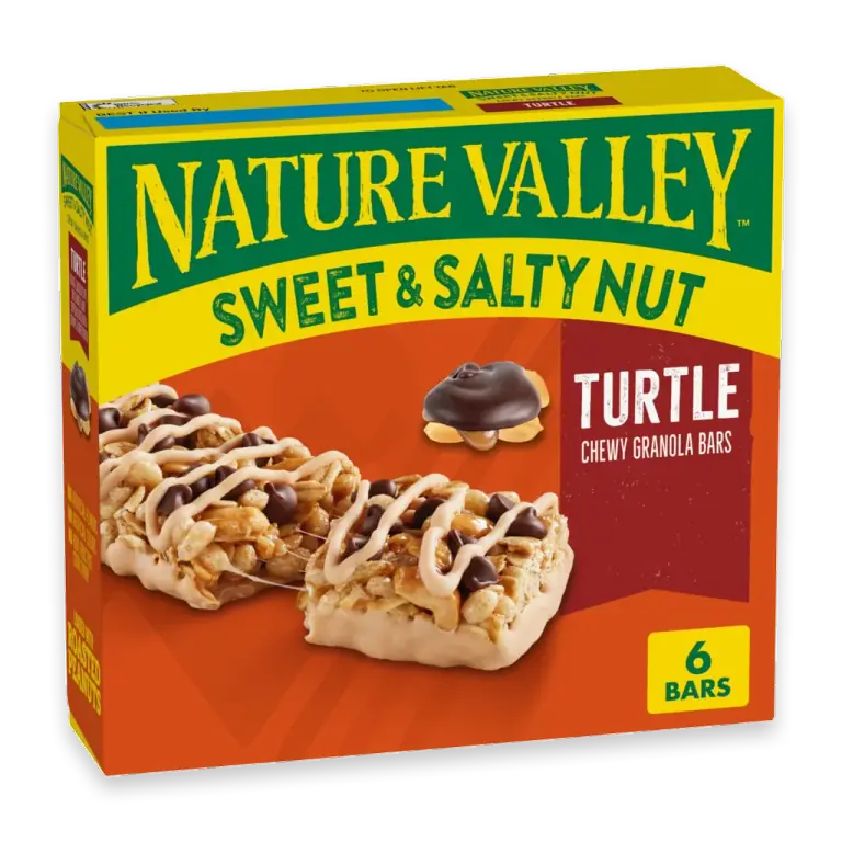 Turtle Sweet and Salty Nut Chewy Granola Bars