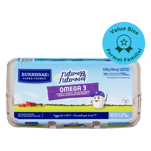NatureEgg Omega 3 Eggs 18 EA