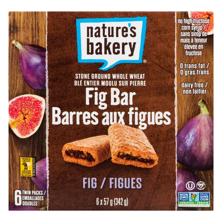 Dairy-Free Fig Bar Stone Ground Whole Wheat 340 g