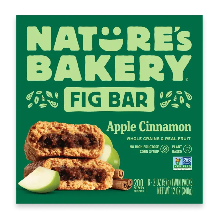Whole Wheat Apple Cinnamon Fig Bars