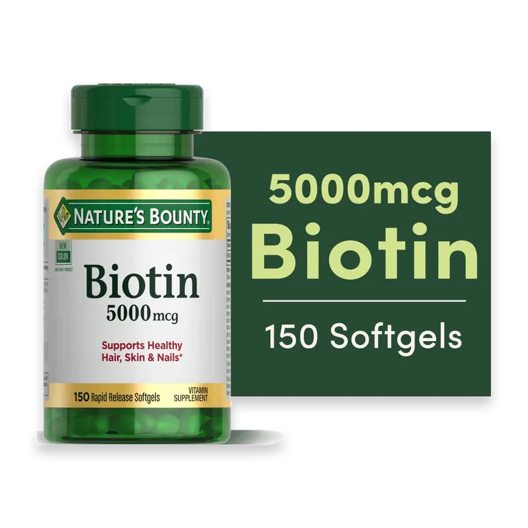 Biotin 5,000 mcg Softgels